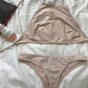 Rare holographic halter bikini